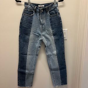 Pacsun size 26 split color jeans